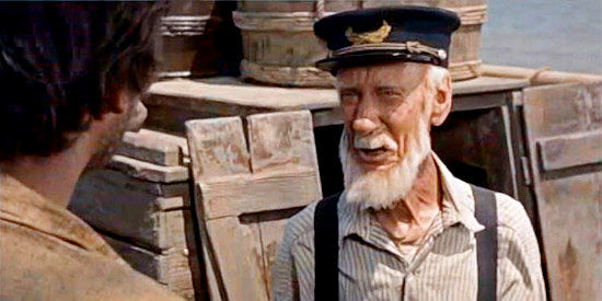 Clem Bevans as Captain Cobb, agreeing to give Davy a ride on the Bertha Mae, if he can help round up a crew in Davy Crockett and the River Pirates (1956)