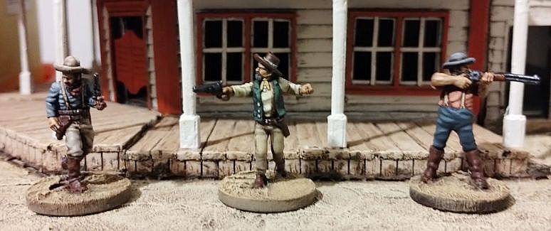 JIm Taylor, Doboy Taylor and Old Man Taylor from the Gunfighter's Ball Outlaws faction