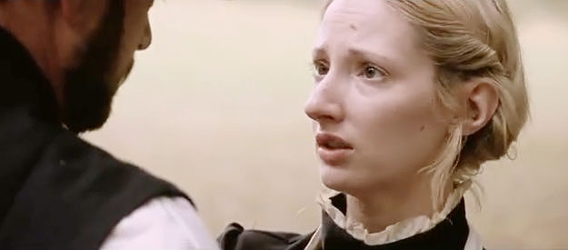 Kristen Verlett as Emma, the nurse young Malcolm falls for while recovering from his wounds in Was Once a Hero (2024)