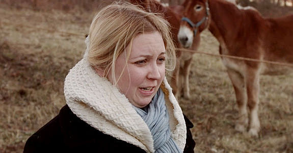 Lauren Irwin as Carolyn, the niece Sister Martha wants to save from the demon's grip in Demon's Vale (2024)