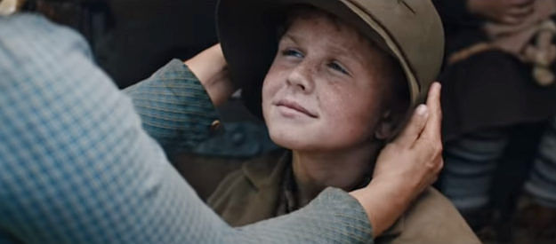 Malachi Dower-Roberts as Danny Johnson, heading off to town for supplies and saying goodbye to his mom in The Legend of Molly Johnson (2021)
