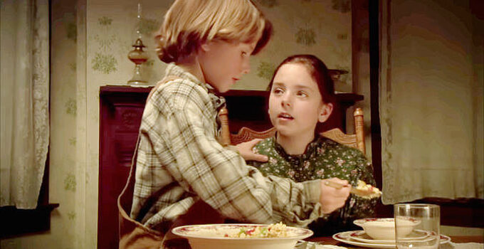 Jake Johnson as Darrell, caring for older sister Caroline (Madison Davenport) in The Attic Door (2009)