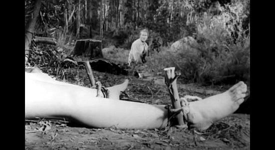 Richard Thies as Buford awakes to a reminder of the atrocity he and his colleagues committed in The Talisman (1966)