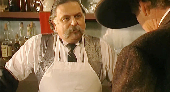 Garrett W. Roberts as Jack, a bartender in cahoots with Emery in Vengeance Trail (2006)