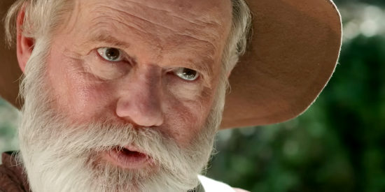 Michael Town as William Teller, balking at a business deal that leaves him with just $100 for a gold mine in Teller's Camp (2023)