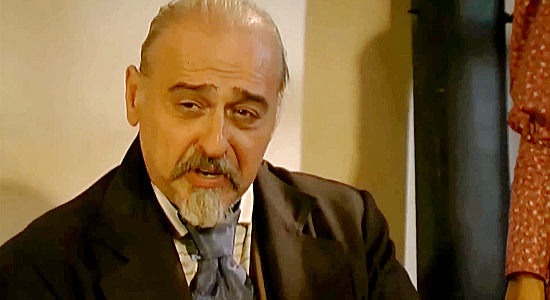 Peter Sherayko as the doctor who sides with Jim Dawson and his grandpa in Vengeance Trail (2006)