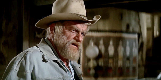 Brian Keith as Scandalous John, determined to hold onto the last piece of his ranch in Scandalous John (1969)