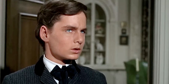 Bryan Russell as young Jack Flagg, planning to head to California in search of gold in The Adventures of Bullwhip Griffin (1967)