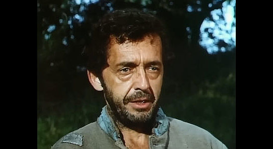 Charles Aidman as Jed McIver, returing from war to learn bushwackers have taken over his home in Menace of the Mountain (1970)
