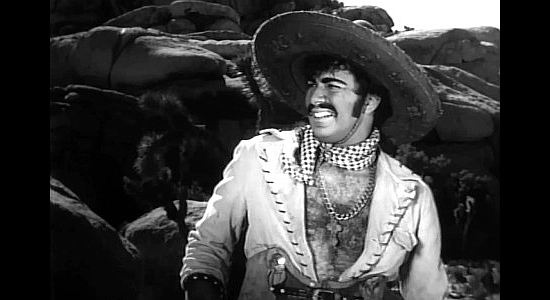 Lyle Felice as Escobar, the revolutionary leader who wants Maria for his own in Half Way to Hell (1960)