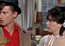 Rodddy McDowall as Bullwhip Griffin and Suzanne Pleshette as Arabella Flagg in The Adventures of Bullwhip Griffin (1967)