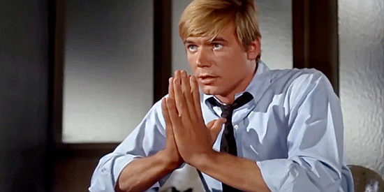 Roger Ewing as Donald Maxwell, Gabriel Jimmyboy's Indian Bureau defense attorney in Smith! (1969)