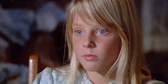 Jodie Foster as Martha, developing a fondness for Mark and camels in One Little Indian (1973)