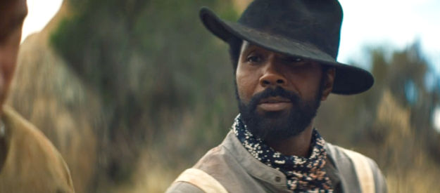 Tank Jones as Atticus, the former slave who followed Israel Terry to California in a search for gold in The War Between (2025)