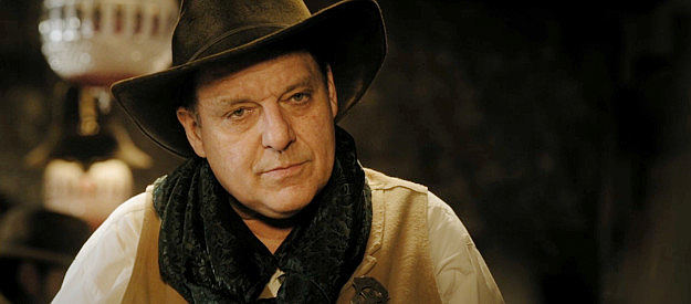 Tom Sizemore as Deer Creek Marshal Steed, fighting for his town's survival in Night of the Tommyknockers (2022)