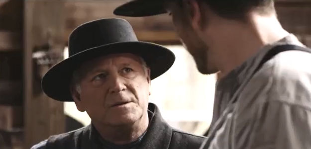 Tony Senzamici as Deputy Lance Kilkenny, wondering what's changed Silas Johnson in A Gunfighter's Deal (2025)