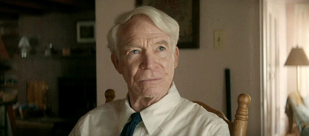 Christopher Kriesa as Hiram Starr, the father in charge of the Starr family compound, where a woman's place is to serve mankind in Americana (2023)