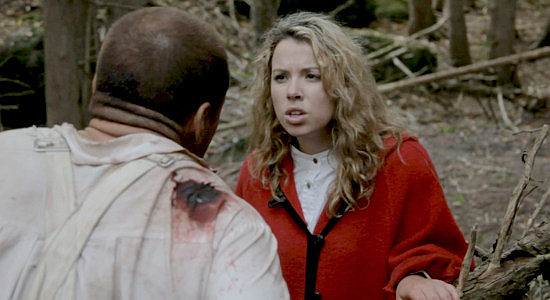 Ella-Rose Swinimer as Rose McGuinty, coming upon a badly wounded escapee in the woods in One More Time Before I Die (2023)