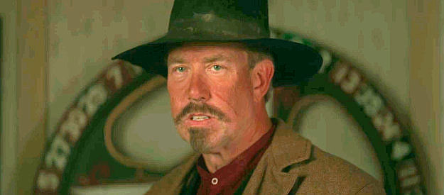 Kelly Kidd as Coy Watson, the man who rides with the McCall brothers in Killin' Jim Kelly (2025)
