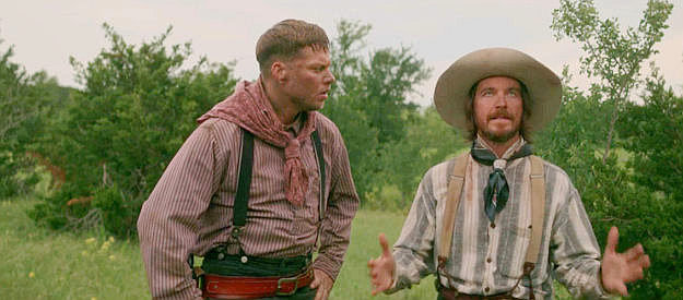 Keon Joel as Deke McCall and Johnny Chops as Dan McCall, the troublemakers in Killin' Jim Kelly (2025)