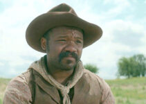 Patrick A. Grover as Jim Kelly, pondering the way he lives by the gun in Killin' Jim Kelly (2025)