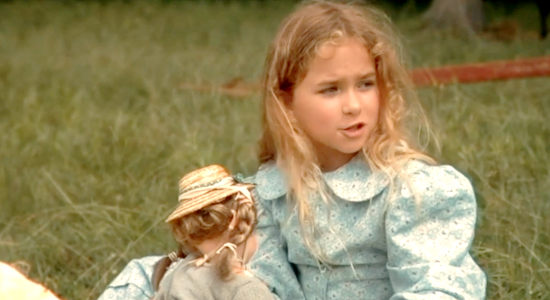 Amylea Meiklejohn as Charise, the 7-year-old who figures out the truth about Colt in FIrst Seal Revelations (2025)