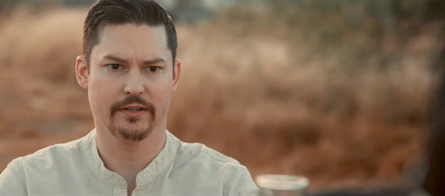 Frank Prell as 1st Lt. Calib Bellnap, unsure why he's still living after an Apache chief cut out his heart in Blood Totem (2026)