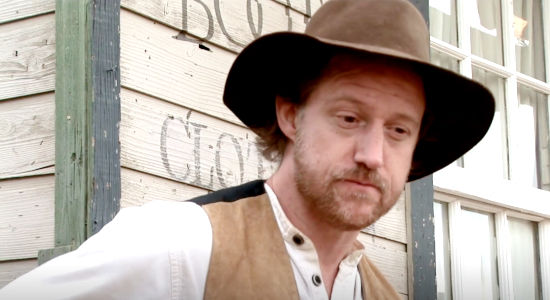 Karl Anderson as Wes Carver, the jilted cowboy who aligns himself with Laura in The Magnificent Dead (2010)