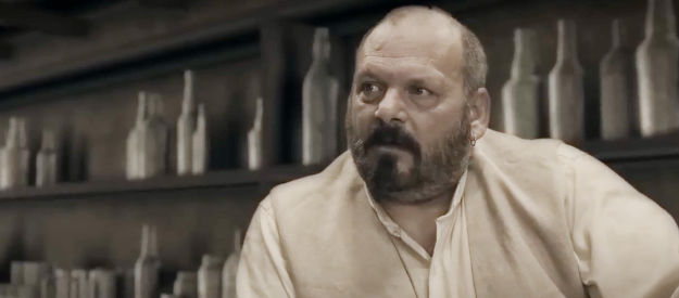 Lyle DeRose as Flintlock, the gun dealer who sides with Jack Wyatt in Jack Wyatt and the Gun from Hell (2021)