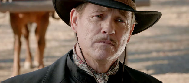 Michale Pare as Sheriff Wiley, a lawman in cahoots with a greedy mayor in Shooting Star (2022)