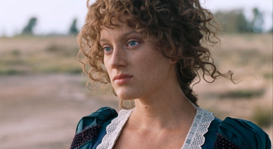 Nadia Tereskiewicz as Rosa, finding she can breathe once out from under her husband's abusive thumb in Heads or Tails (2025)