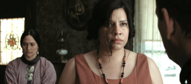 Cara Jade Myers as Anna, Mollie's fiesty, party loving sister in Killers of the Flower Moon (2023)