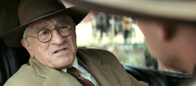 Robert DeNiro as William 'King' Hale, reassuring Ernest he has nothing to worry about if charged with a crime in Killers of the Flower Moon (2023)