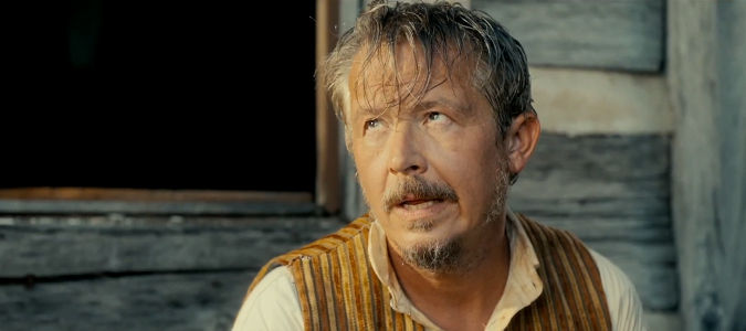 Adam Jones as Rance Pollard, crippled, oft drunk and very dependent on son Vernon in Valley of the Shadow (2026)