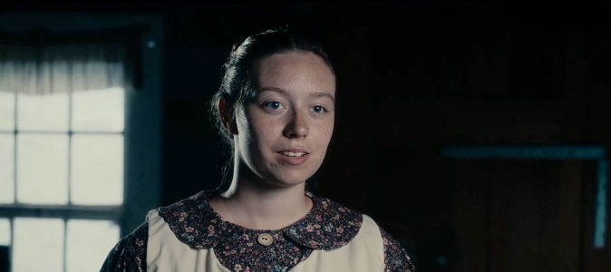 Gibson Crumley as the young friend of Katherine Collier in Valley of the Shadow (2026)