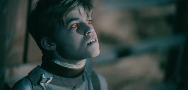 Jaydon Clark as Henry, showing his vicious streak after returning from the land of the missing in The Wolf and the Lamb (2026)