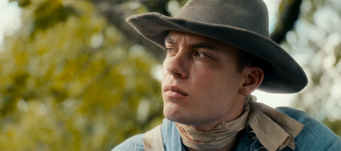 Logan Vance as Vernon Pollard, unsure how to feel about a quest for vengeance in Valley of the Shadow (2026)