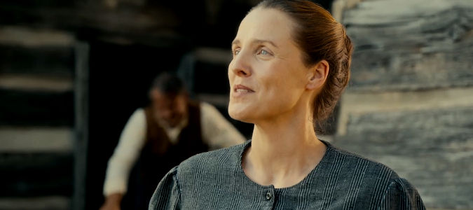 Melissa O. Bowen as Jane Pollard, welcoming The Reverend into her home in Valley of the Shadow (2026)